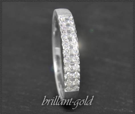 Diamant Eternity Ring Mit Ct Brillanten Platin Brillant Gold