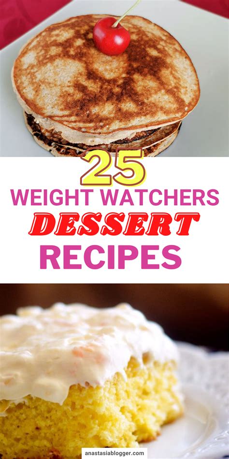 25 Best Weight Watchers Desserts Recipes With Smartpoints Recipe Weight Watchers Recipes