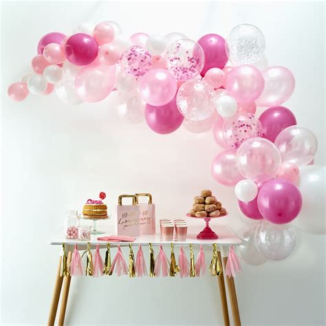 Pink Balloon Arch Kit For Parties And Weddings Ginger Ray Ginger Ray