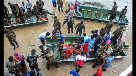 Punjab Flood Fury Level Of Ghaggar Rises By Feet In A Day In