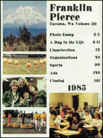 Explore 1985 Franklin Pierce High School Yearbook, Tacoma WA - Classmates