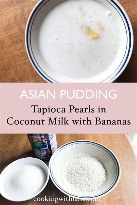 Authentic Laos Sweet Banana Coconut Tapioca Pudding Dessert Nam Van