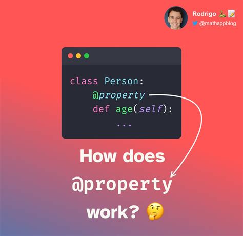 Rodrigo On Twitter Python Developers Can Use Property To