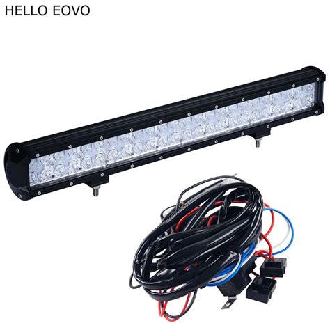 HELLO EOVO 7D 22 Inch 240W LED Light Bar For Work Indicators Driving