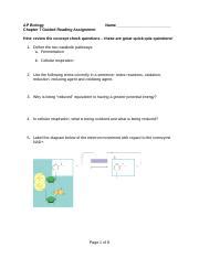 Chapter 7 Docx AP Biology Chapter 7 Guided Reading Assignment Name