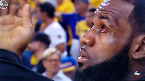 Draymond Green Hits Lebron James In The Eye Again In Game 2 Nba Finals