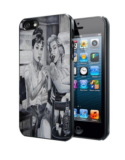 Audrey Hepburn And Marilyn Monroe Samsung Galaxy S3 S4 Case Iphone 4