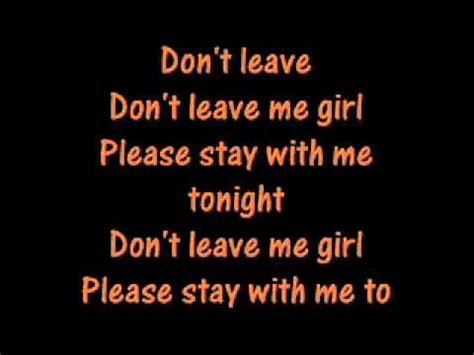 Blackstreet - Don't Leave Me Lyrics | LetsSingIt Lyrics