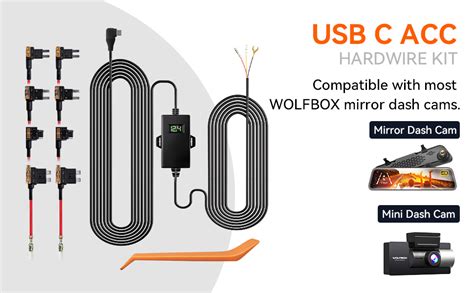 Amazon WOLFBOX USB C Acc Hardwire Kit For G900PRO G850PRO G840S