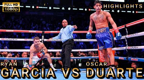 Ryan Garcia VS Oscar Duarte Highlights #boxingnews - YouTube