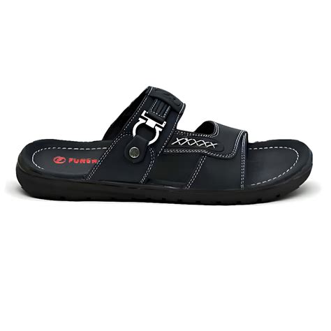 Jual Furenic Sandal Slop Pria Kulit Kekinian Dewasa Slip On Selop