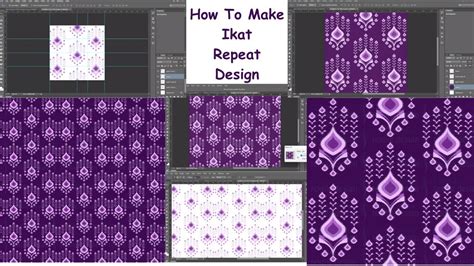 How To Make Ikat Repeat Pattern In Photoshop Create Repeat Pattern