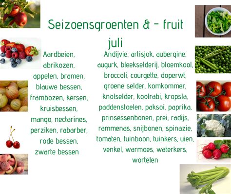 Seizoensgroenten Fruit