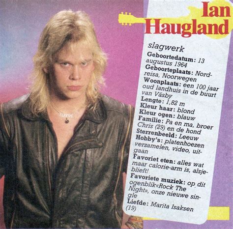 Joey Tempest Magazines Members Rocker Chick Bands Europe