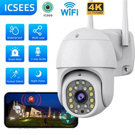 Mp K Ip Camera Outdoor Ptz Wifi Camera Security Mp Mp K Mp K