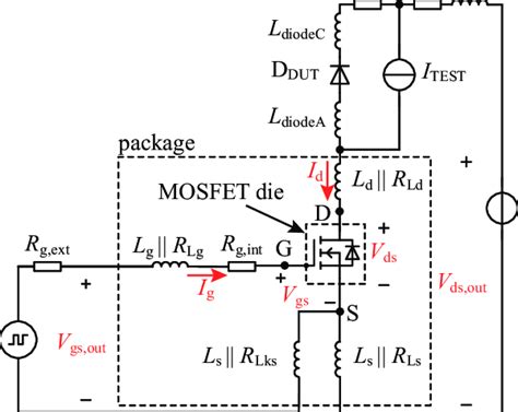 The Double Pulse Test Circuit Used To Analyze The Dynamic Mosfet