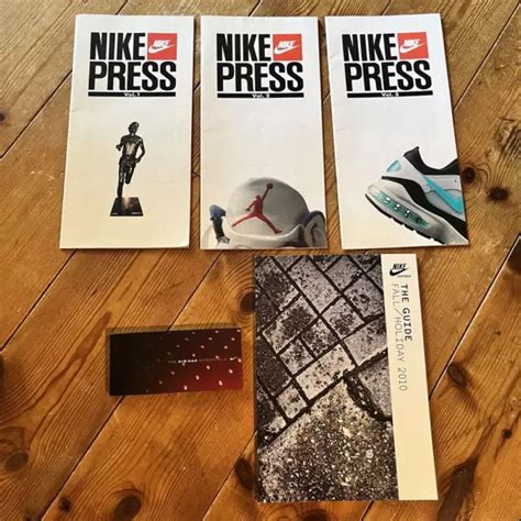 NIKE PRESS VOL 1 3 THE GUIDE Other Catalog Pamphlet PROMO From Japan