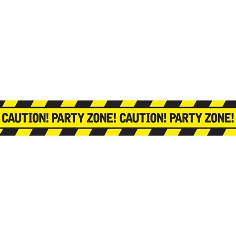 Under Construction Caution Party Zone Party Tape