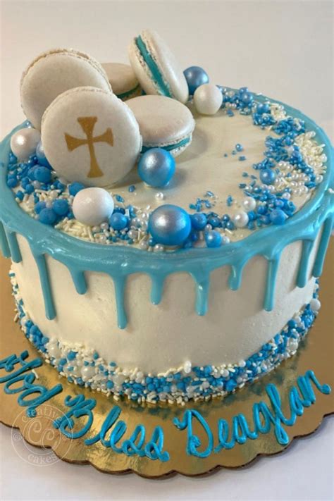 Baptism Drip Cake Tanya Tanya