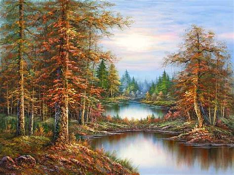 Classic Mountain Landscape,oil paintings online Photo To Oil Painting ...