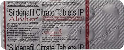 Alivher 25 Mg Tablet 10 Uses Side Effects Price And Dosage Pharmeasy