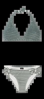 Bikini Protest Prtadmirer 25 Halter Damen Veggie Green Outdoorsupply De