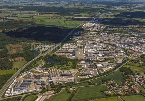 Luftaufnahme Padborg Speditions Gebäude der Logistik und