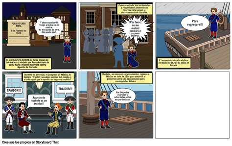 Jazmin Historieta Agustin De Iturbide Storyboard