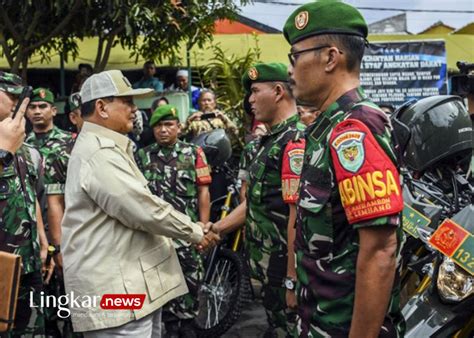 Kunjungi Lembang Menhan Prabowo Tni Harus Bersinergi Dengan Polisi