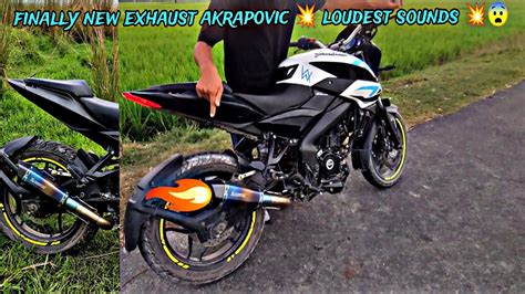 Finally Install New Exhaust💥 Full System🔥😨akrapovic Exhaust Sound 😈 In