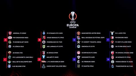 Europa League Fixtures 2024 2025 - Corina Viviana