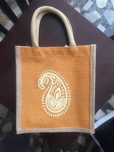 Orange Gift Jute Bags Capacity Kg Size Dimension At