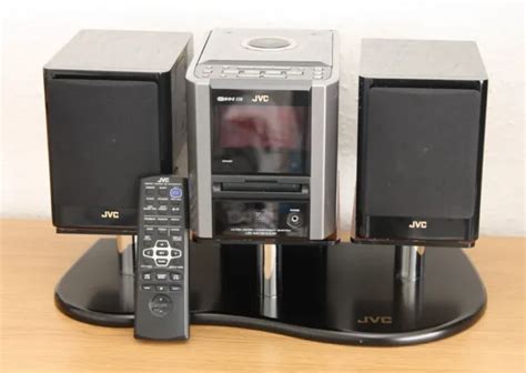 Rare Jvc Ux Md9000r Micro Hi Fi System With Official Vintage Stand No Fm Ariel Eur 3491