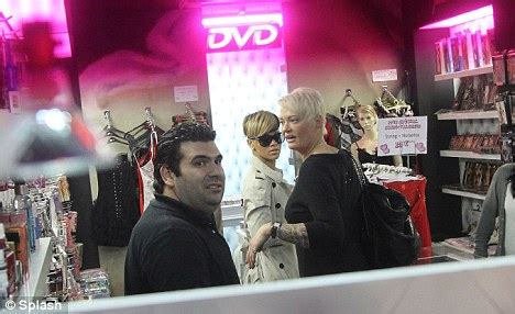 Rihanna Enjoys A Spot Of Retail Therapy In A Sex Shop In Paris Daily Mail Online