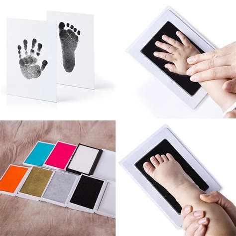 Baby Safe Print Ink Pad Hand Footprint Makers Footprint Handprint Kit