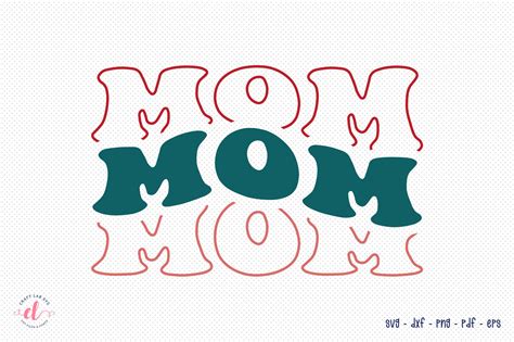 Mom Svg Retro Mothers Day Svg Graphic By Craftlabsvg · Creative Fabrica