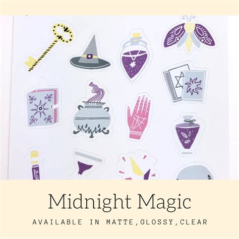 Midnight Magic Stickers Icon Stickers Cs145