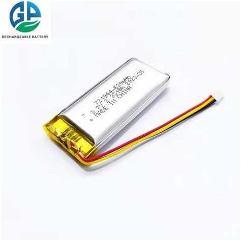 Rechargeable Kc 721944 Lithium Battery 3 7v 630mah Lipo Batteries