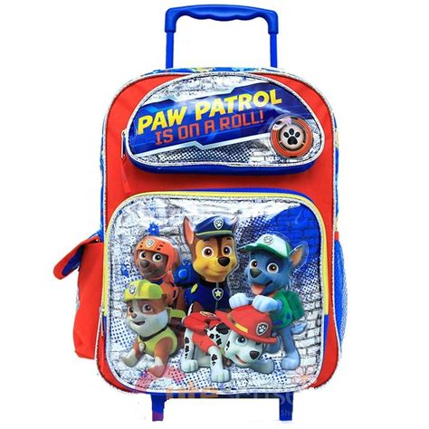 Paw Patrol 16 Inches Large Rolling Backpack Brand New Licensed Product Backpack Brands