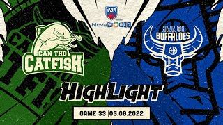 Full Highlight Game Cantho Catfish Vs Hanoi Buffaloes L Vba