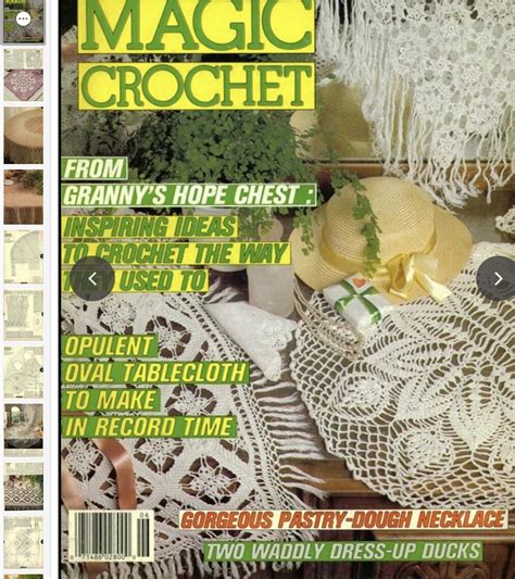 Vintage Magic Crochet Magazine Pdf Format Crochet Models Patterns