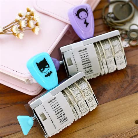 1 x cute Cocoa Kingdom roller stamp DIY date stamps for scrapbooking ...