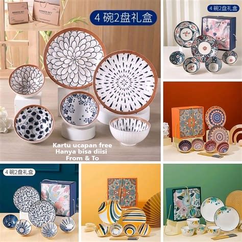 Jual AVELINE HAMPERS MANGKOK JAPANESE BOWL SET GIFT BOX HAMPER PIRING