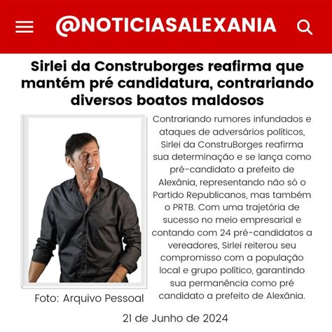 Sirlei Da Contruborges Reafirma Sua Pr Candidatura A Prefeito De