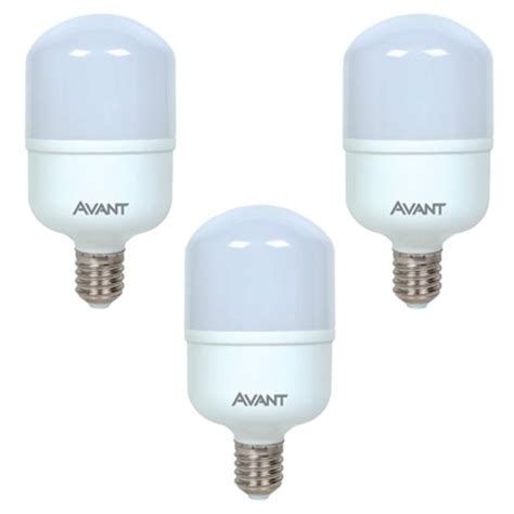 Lâmpada Led Bulbo Alta Potência 30W Avant 1ª linha Kit c 3