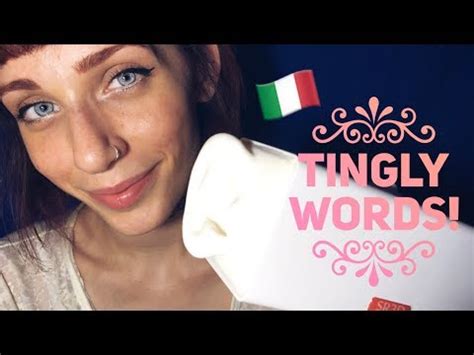 ASMR SUSSURRI E Parole RILASSANTI Italian Trigger Words