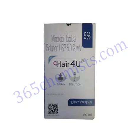 Hair 4U 5 Solution 60ml Minoxidil USA Fast Delivery