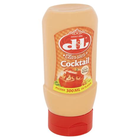 DEVOS LEMMENS Sauce Cocktail Au Whisky En Squeeze 300ml Pas Cher