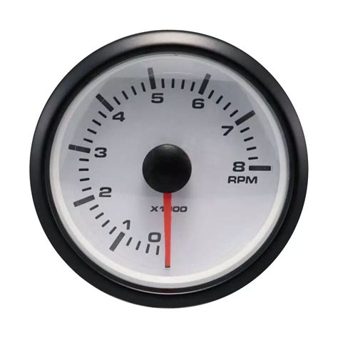 Motor Meter Racing Aftermarket Rpm Cylinder Rev Counter Tachometer