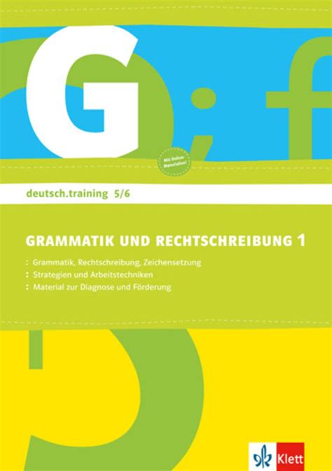 Deutsch Training Arbeitsheft Grammatik Und Rechtschreibung